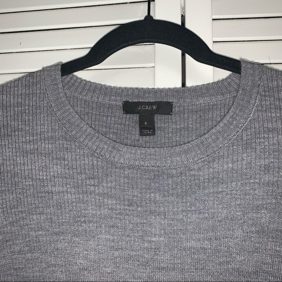 J. Crew Grey Small Soft Crew Neck Sweater - Picture 3 of 9